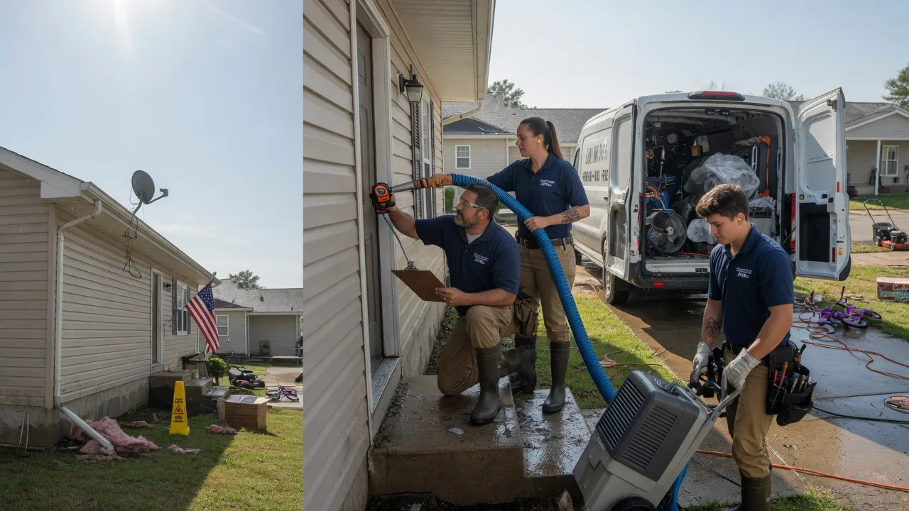 Ceiling Water Damage Restoration in Bradleyville, MO near me